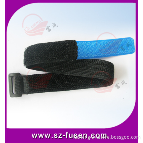 Eco-Friendly Custom Nylon Velcro Strap with Buckle